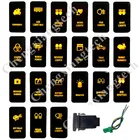 1 шт. 12 В оранжевая светильник световая панель с кнопочным переключателем для Toyota Landcruiser Hilux FJ Cruiser Tacoma Fortuner 4runner OEM Замена