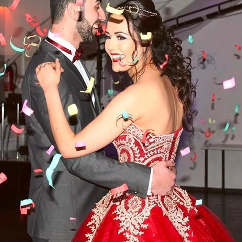 Evening Dresses Strapless Luxurious Floor-Length Empire Sleeveless Embroidery Backless Ball Gown Tulle Women Formal G701 | Свадьбы и