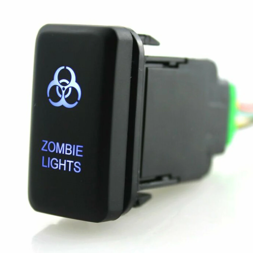 

Single Pole Single Throw ON - OFF PUSH Switch For Toyota Tacoma FJ Cruiser 4Runner Highlander LED Light Bar Switch Push Button