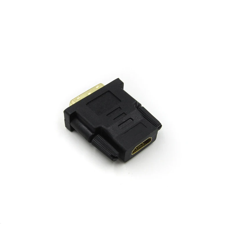 DVI-D двойной штекер 24 + 1 pin на HDMI Женский 19 адаптер DVI золотой разъем для HDTV |
