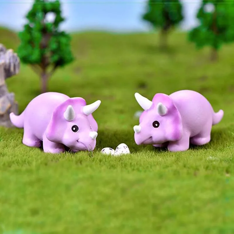 1 шт. милый динозавр старинный мультяшный дракон 3d-модель фигурка сказочный декор