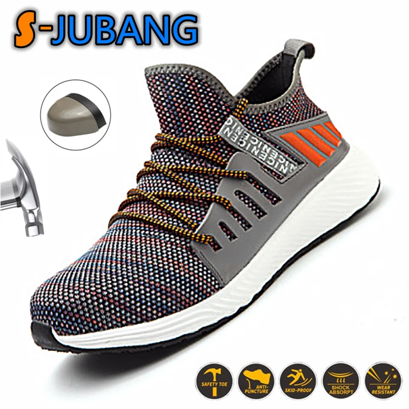 Новинка Легкая женская защитная обувь со стальным носком неразрушенные уличные