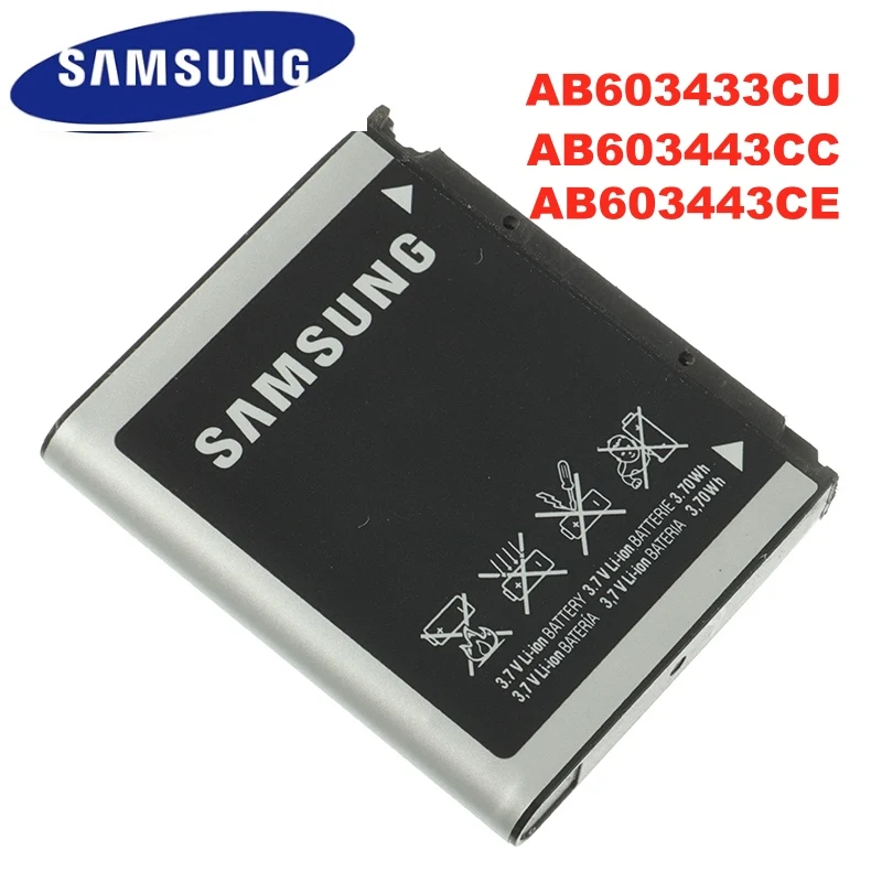 Оригинальный аккумулятор SAMSUNG S5230C F488E G808E L870 W159 S7520U GT S5233 G800 S5230 F539 AB603443CU AB603443CC