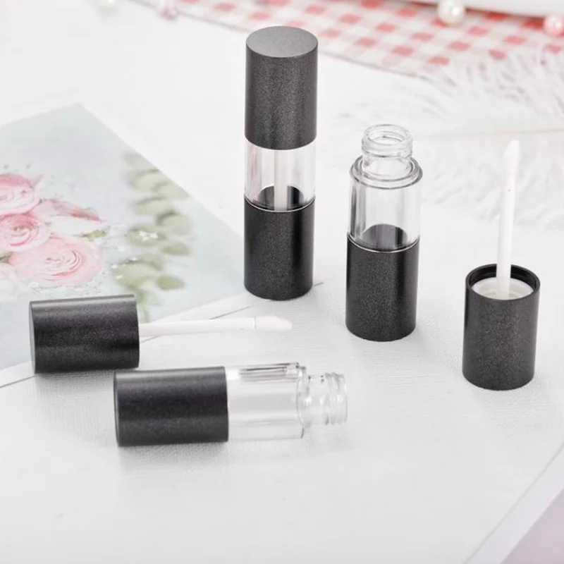 1 шт. 8 мл пластиковая пустая бутылка Круглый Блеск для губ трубка глазурь Сделай