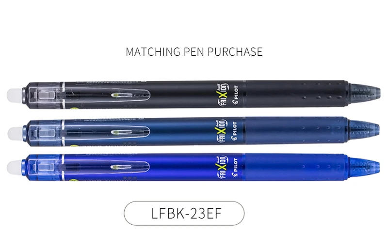 6 шт./лот пилот BLS-FRP5 FriXion пополнения чернил для BL-FRP5 гелевая ручка 0,5 мм письменные принадлежности Офисная& jack школьной
