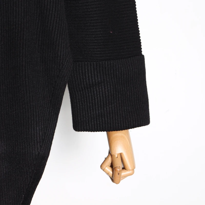 Свитер TWOTWINSTYLE свободный с высоким воротом и длинным рукавом 2020 | Женская одежда