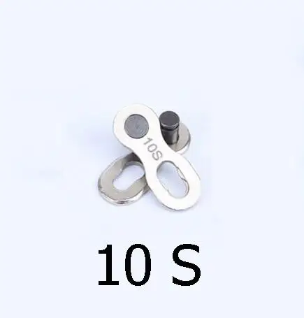 10S silver 1 пара пропущенных звеньев 11 скоростей серебряное золото 6S 7S 8S 9S 10S 11 S скоростные цепи для Shimano& Campagnolo недостающее звено ремонт Прямая поставка - Цвет: 10S silver