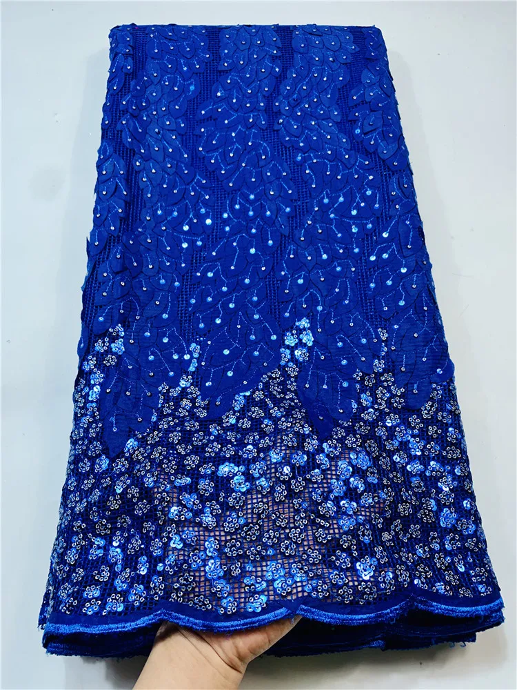 Hot Sell purple color Africa Sequins Lace Fabric Top Quailty Trim African Embroidery Net For Woman FYIN16 | Дом и сад