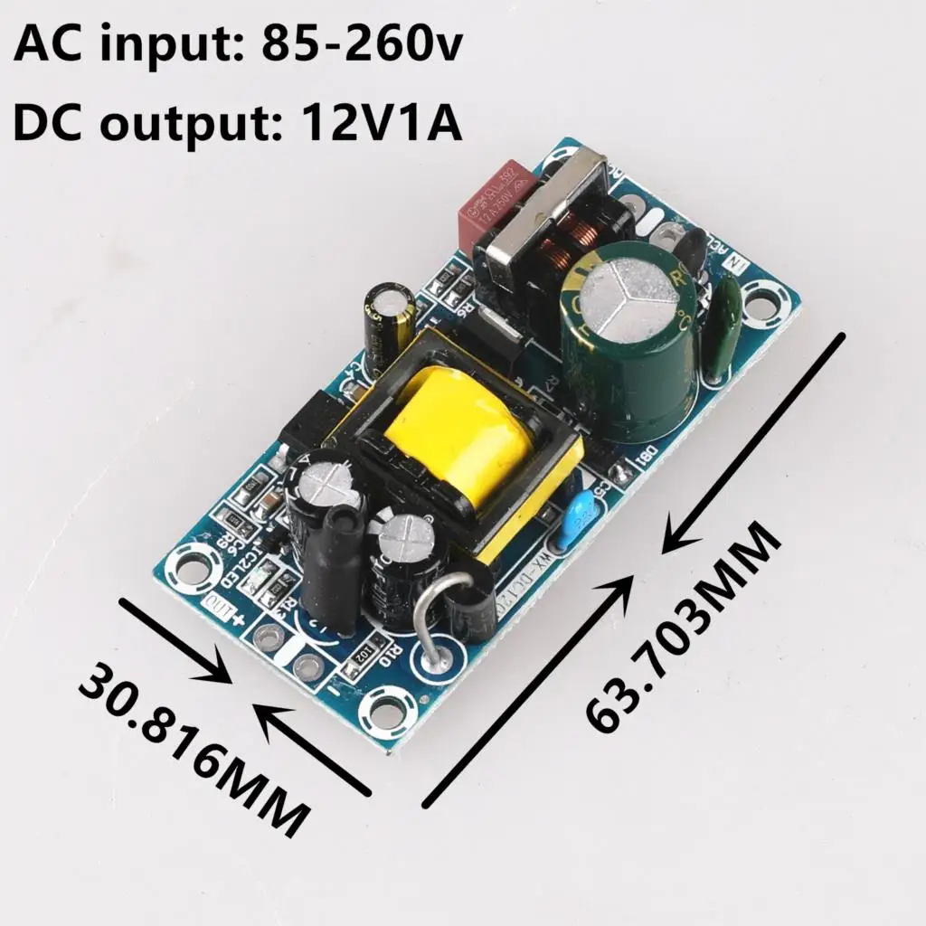 Питание DC 12V 1A 2A 3A 5A 7A 9A светильник ing трансформатор для Светодиодные ленты