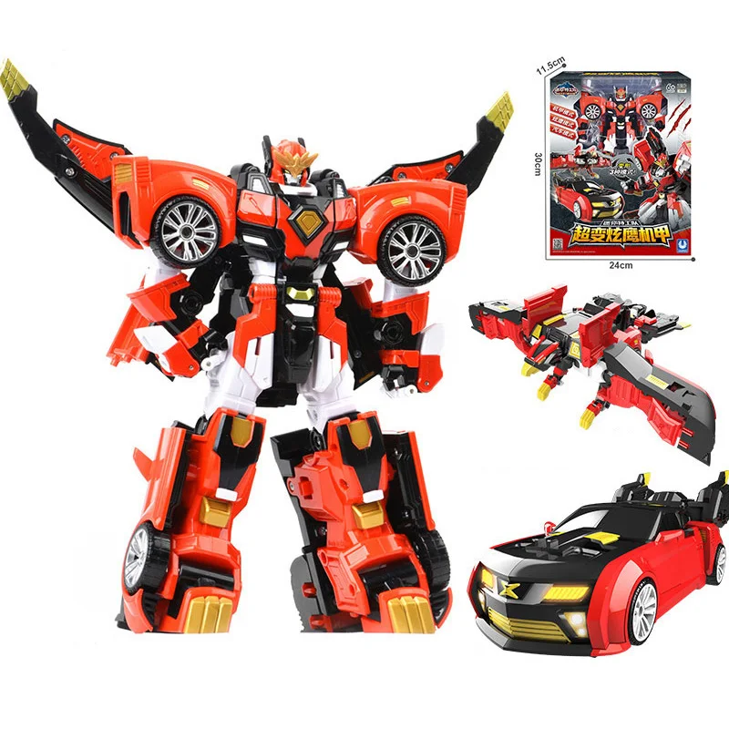 Высокое качество Mini Force 2 Super Gino робот-трансформер игрушки для автомобиля фигурка