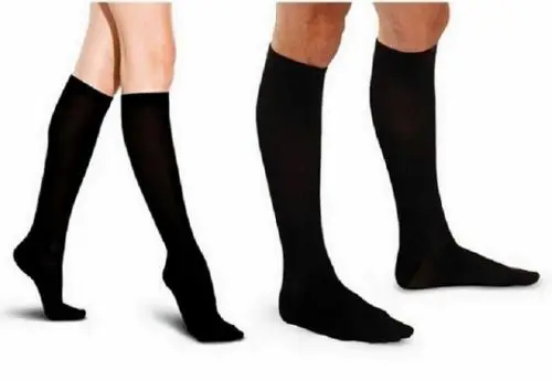

New Unisex Socks Compression Pressure Varicose Vein Stocking knee high Leg Support Stretch Pressure Circulation