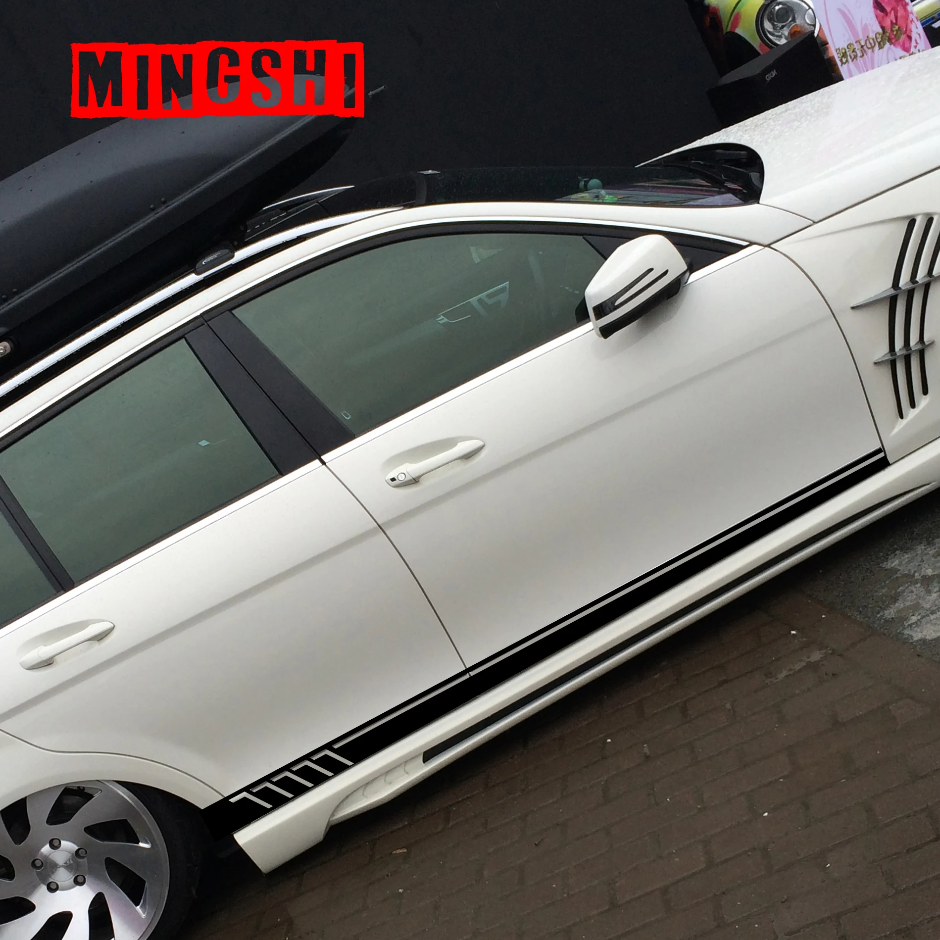 2 шт. автомобильные виниловые наклейки с боковыми полосками | Автомобили и