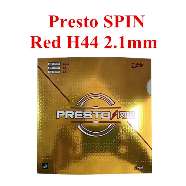 Spin 2.1 H44 Black Оригинальные 729 PRESTO MAX Janpan импортные губки для торта, покрытие для настольного тенниса/резина для пинг-понга - Цвет: Spin 2.1 H44 Black