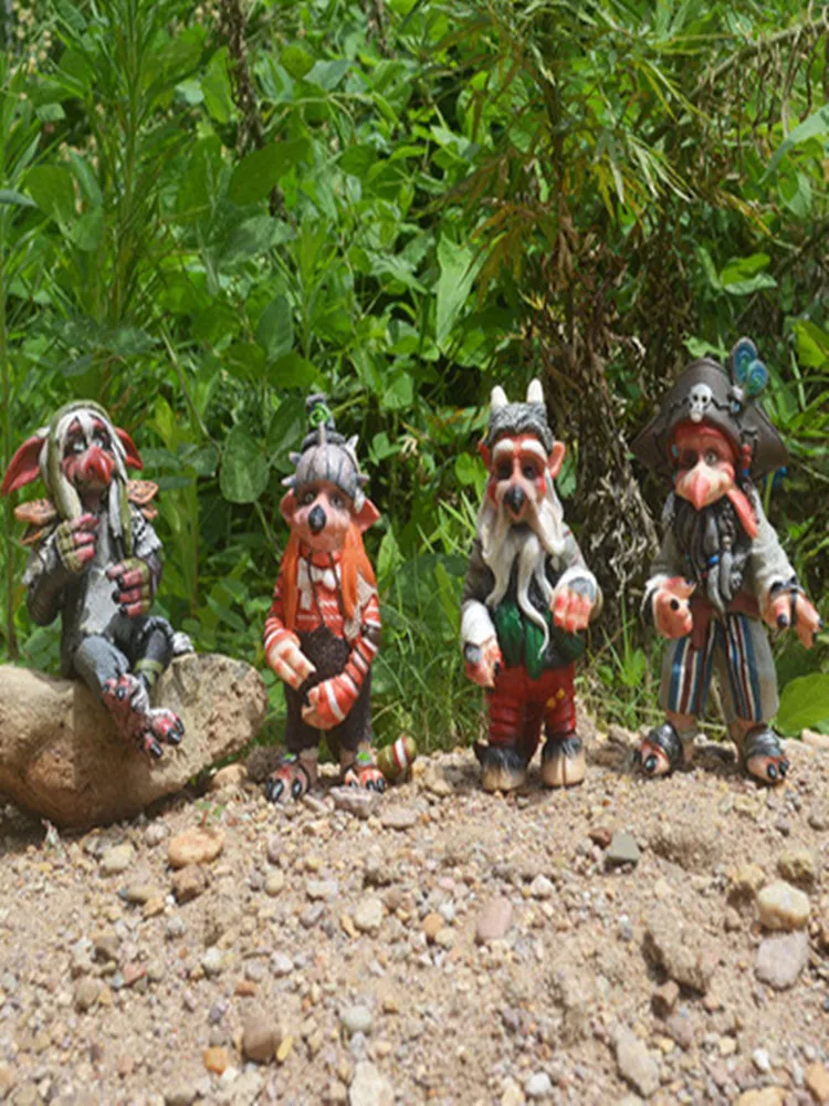 

Garden Big Goblin Halloween resin Garden Figures Outdoor Decor Goblin Great Elf Ornament Indoor Outdoor Patio Lawn Yard Decor