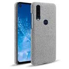 Тканевые Чехлы для Moto One Action Тонкий ретро тканевый жесткий чехол для Motorola One Action Coque для Moto One Macro Vision Capa