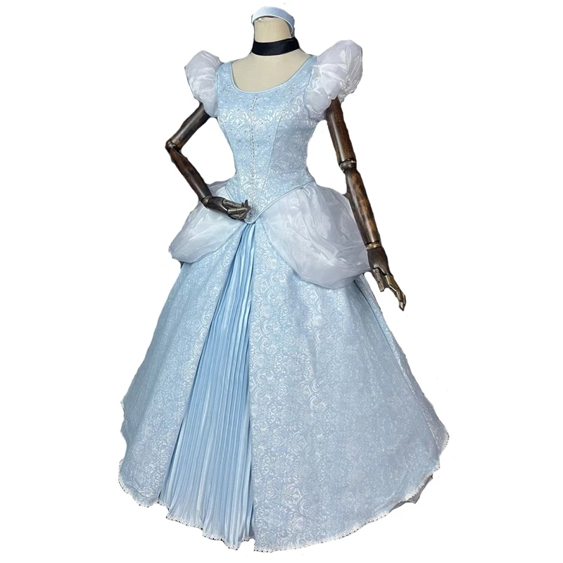 

Женский роскошный Костюм Золушки на заказ, костюм принцессы Золушки для косплея, платье для взрослых, костюмы на Хэллоуин, платье