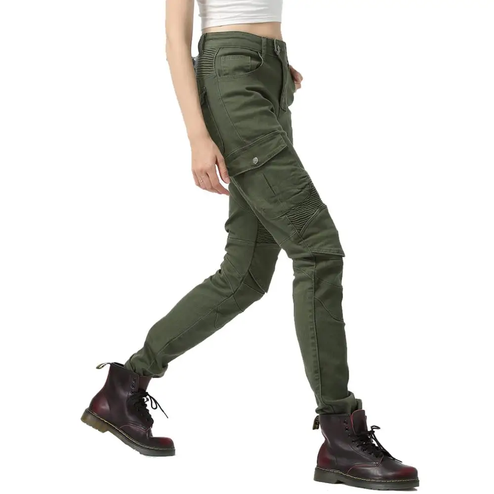 2019 женские мотоциклетные брюки джинсы для езды Мотокросс гоночные велосипедные