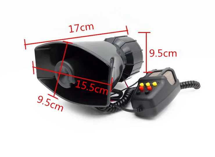 Громкоговоритель 12 В семь тонов громкий сигнал Предупреждение ющая сигнализация