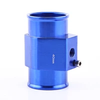 universal metal car water temp joint pipe hose temperature sensor adapter blue 40mm suitable for most of vehicles blue