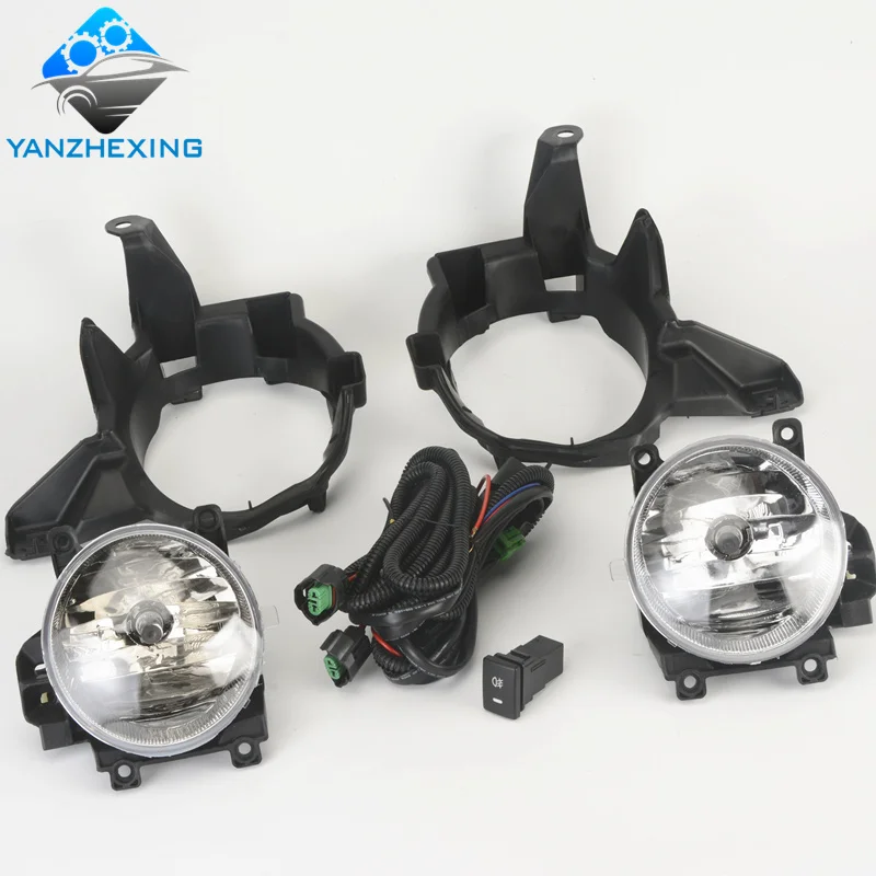 YANZHEXING 1 комплект для Toyota RAV4 Rav 4 2013 H16 лампа 12 В/19 Вт передний бампер противотуманный светильник+ крышка решетки с ремнем комплект