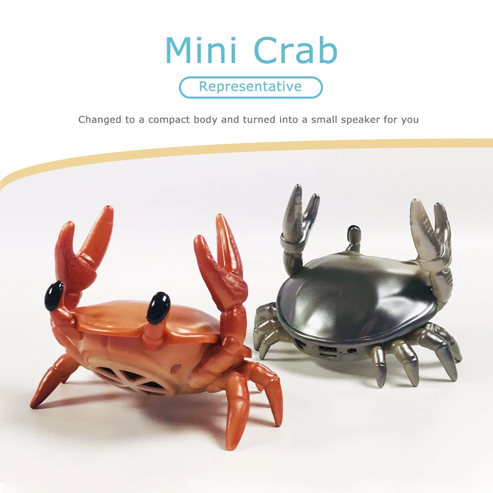 Колонка с беспроводным каналом блютус F8 Тяжелая атлетика Краб Настольный