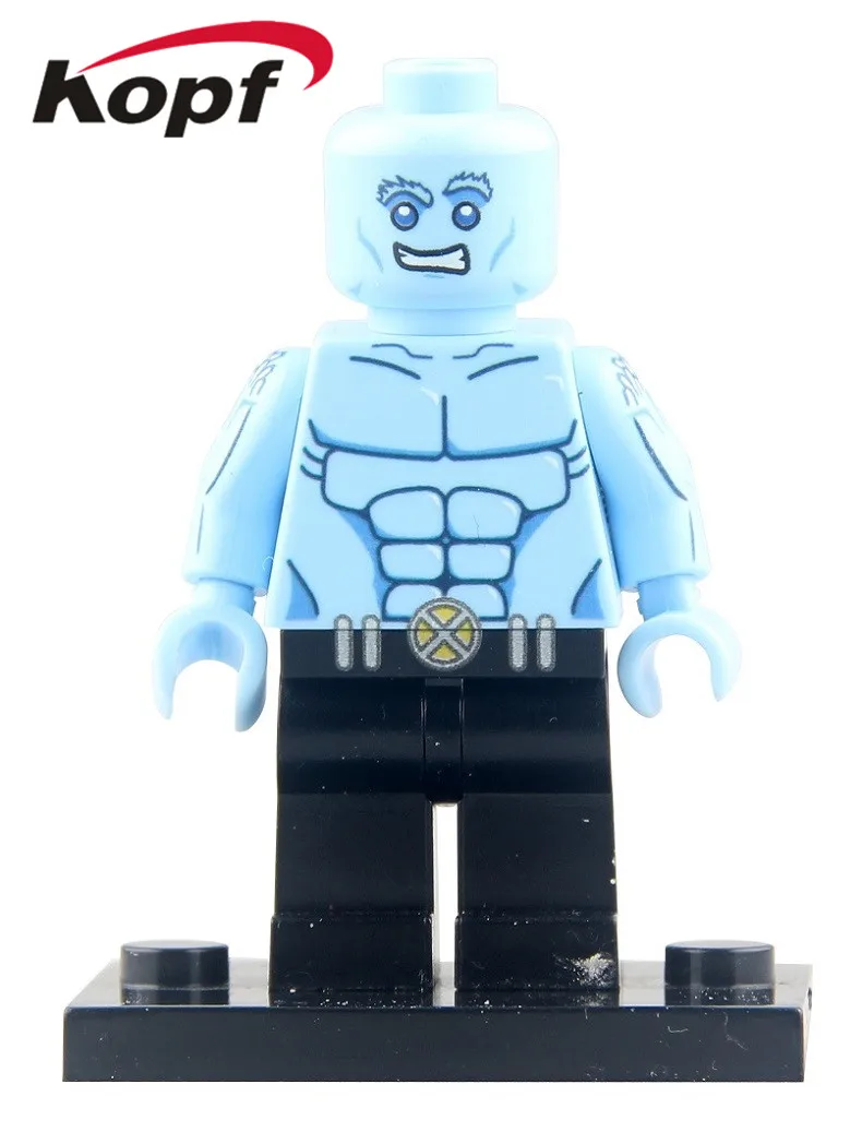 PG027 Without Box Однопродажный строительный блок Super Heroes X-Man Wolverine Quick Silver Rogue проф X Psylocke Iceman детские игрушечные фигурки PG8006 - Цвет: PG027 Without Box