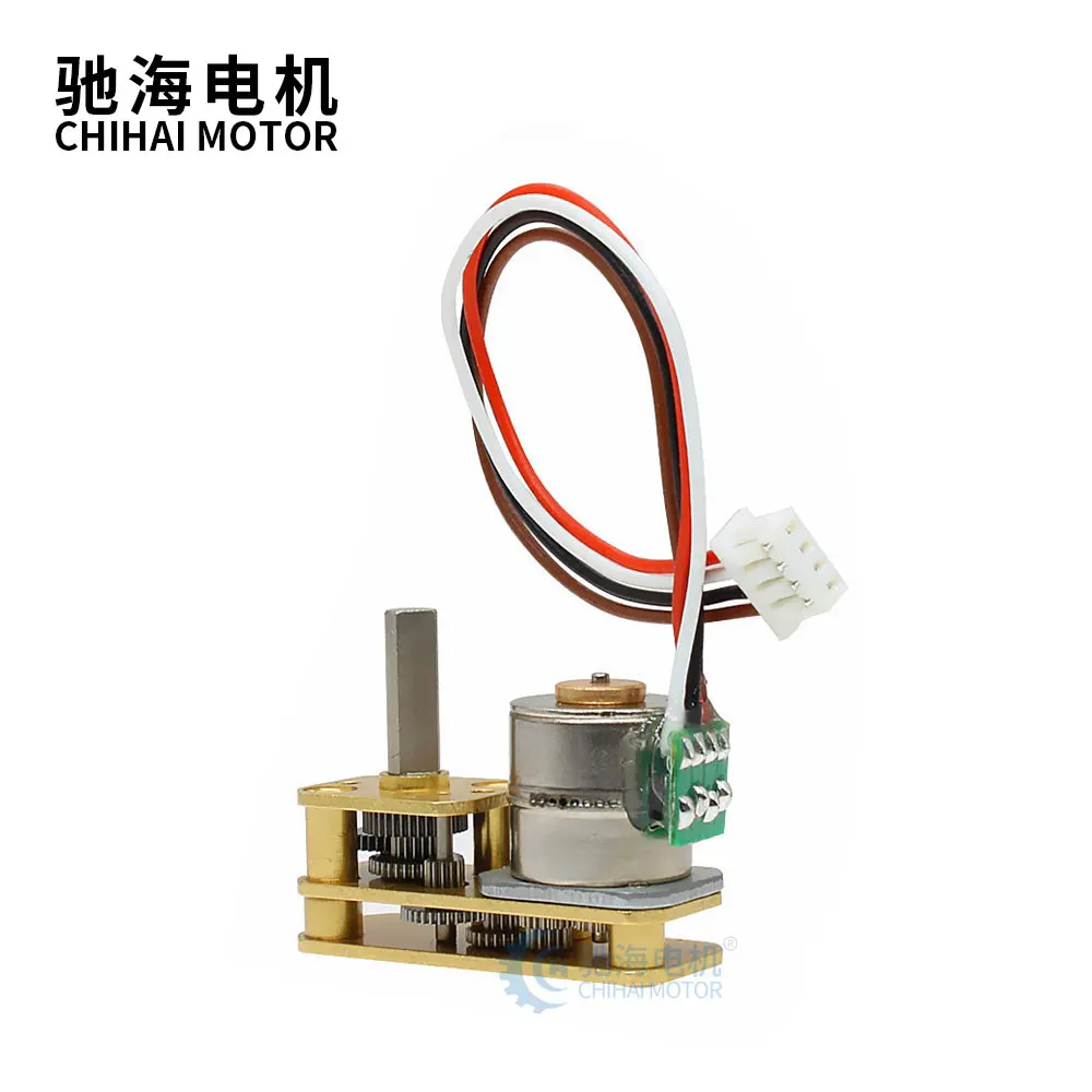 Семейный бесщеточный двигатель постоянного тока 5 В, 2-фазный 4-проводной шаговый двигатель, соотношение 39 Ом 1:50 1:100 1:150