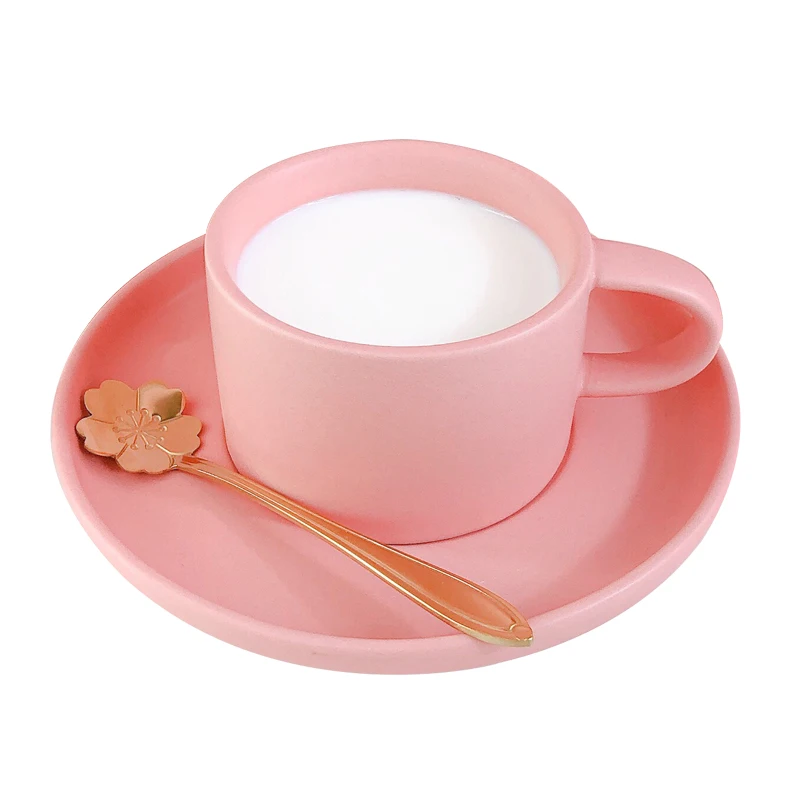Розовая кружка для макарона креативная простота в стиле Ins Подарочный набор с