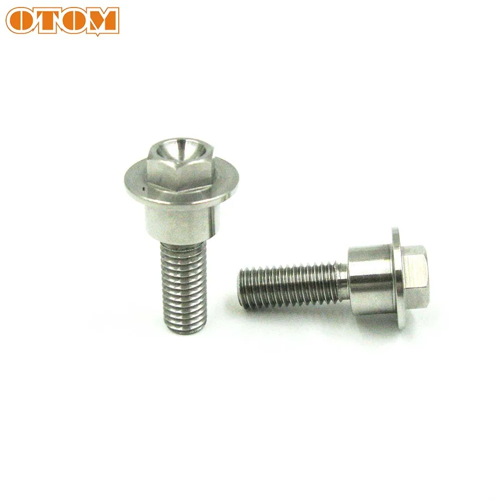 otom new motorcycle rear seat bolt stainless steel fender screw m833 8 cushion lock nut caps for honda crf 250r 250rx 250x 450x free global shipping