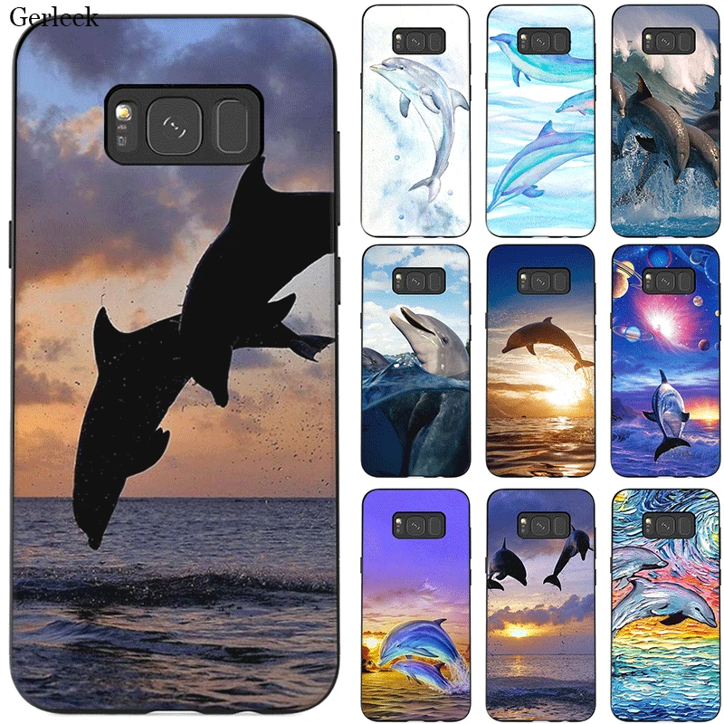 Чехол для телефона samsung J6 A70 A60 A50 A40 A20 A30 A10 A7 A6 A5 A3 A8 A9 крышка морские животные