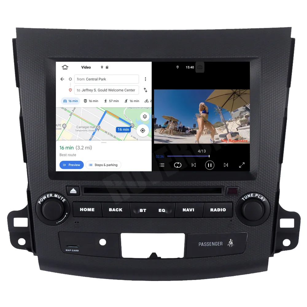 Автомобильный Радио мультимедийный плеер для Mitsubishi Outlander Octa Core Android 10 Automotivo GPS