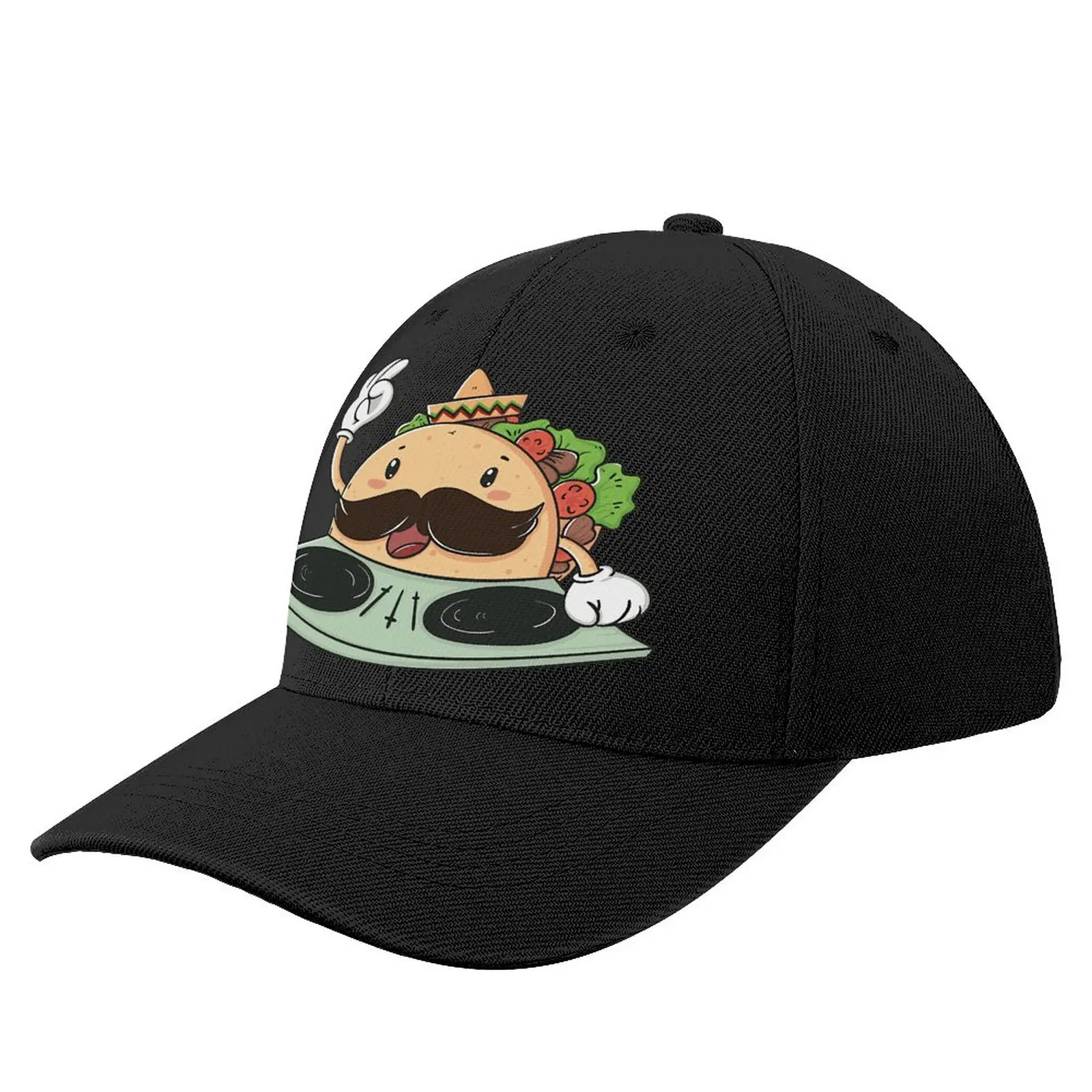 

Dj Turntable Baseball Cap Sports Baseball Hat Dropshipping Polyester Bboy Trendy Logo Cap