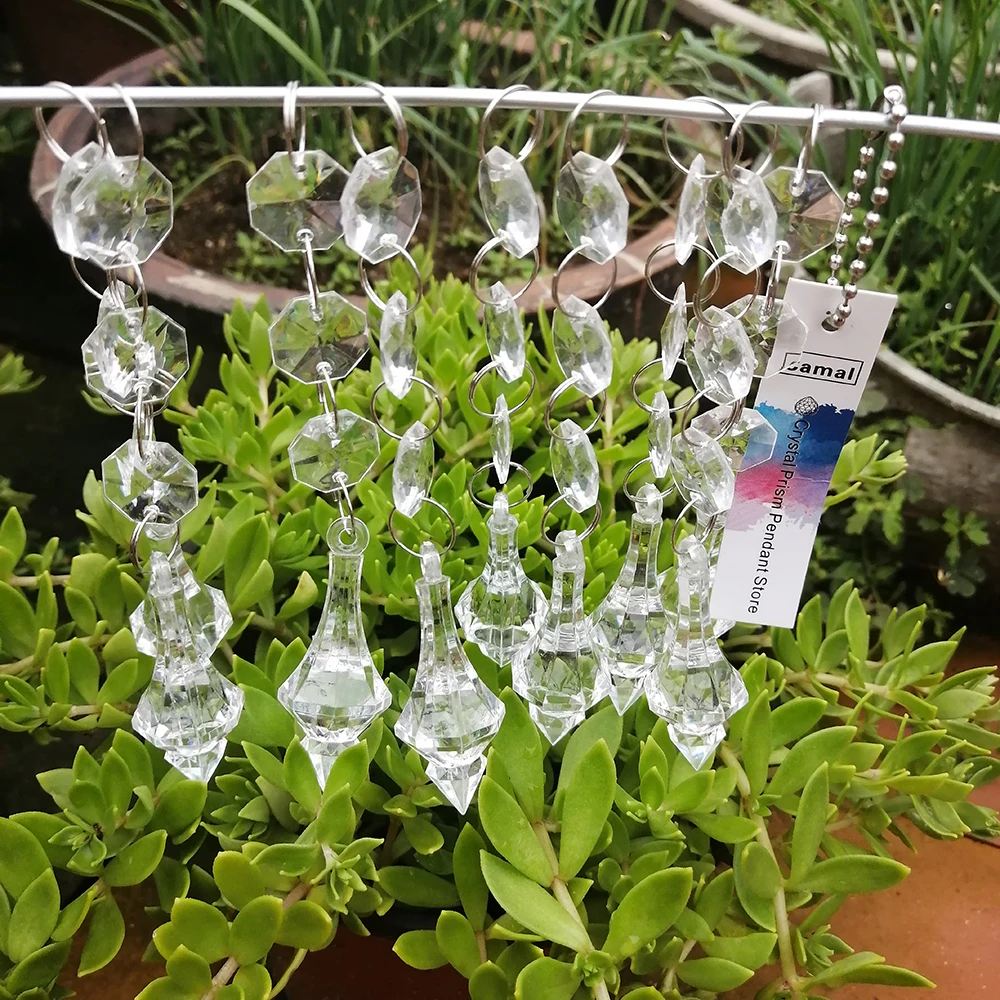 Camal 10 шт. акриловые хрустальные бусины подвесная гирлянда люстра подвесное