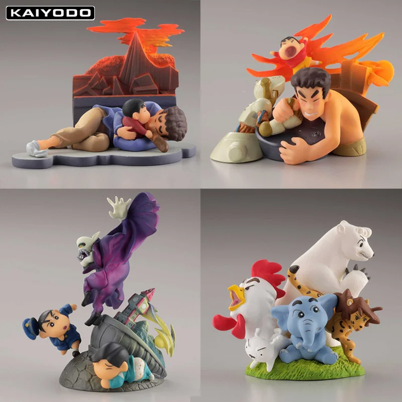 

Genuine Gashapon Anime Figure Crayon Shin-chan Classic Scene Model Action Figure Kawaii Kids Toy Gifts