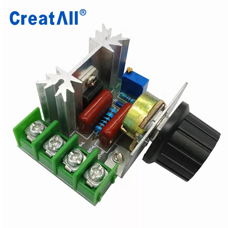 10PCS High Power Thyristor Dimming Speed 2000w 220V Dimmer SCR Electronic Voltage Temperature Control Regulator | Электронные