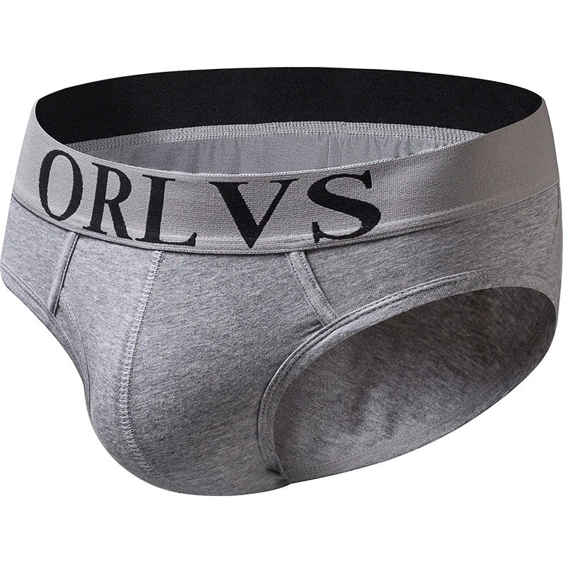 

ORLVS Briefs Wide Crotch Space Males Underpants Non Side Seam Elastic Restoring Force Oversized Pouch Soft Boy Sport Shorts