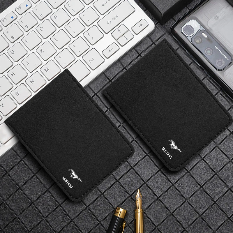 

Pu Leather Credit Card Holder Slim Blocking Driver License Protection Sets for Ford Mustang GT 2020 2019 2018 2017 SHELBY Gadget
