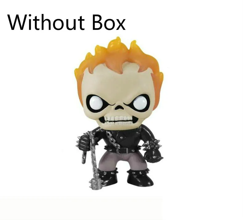 No Box FUNKO POP Movie Ghost Rider Ghost Doll, коллекция моделей, игрушки для детей, подарок - Цвет: No Box