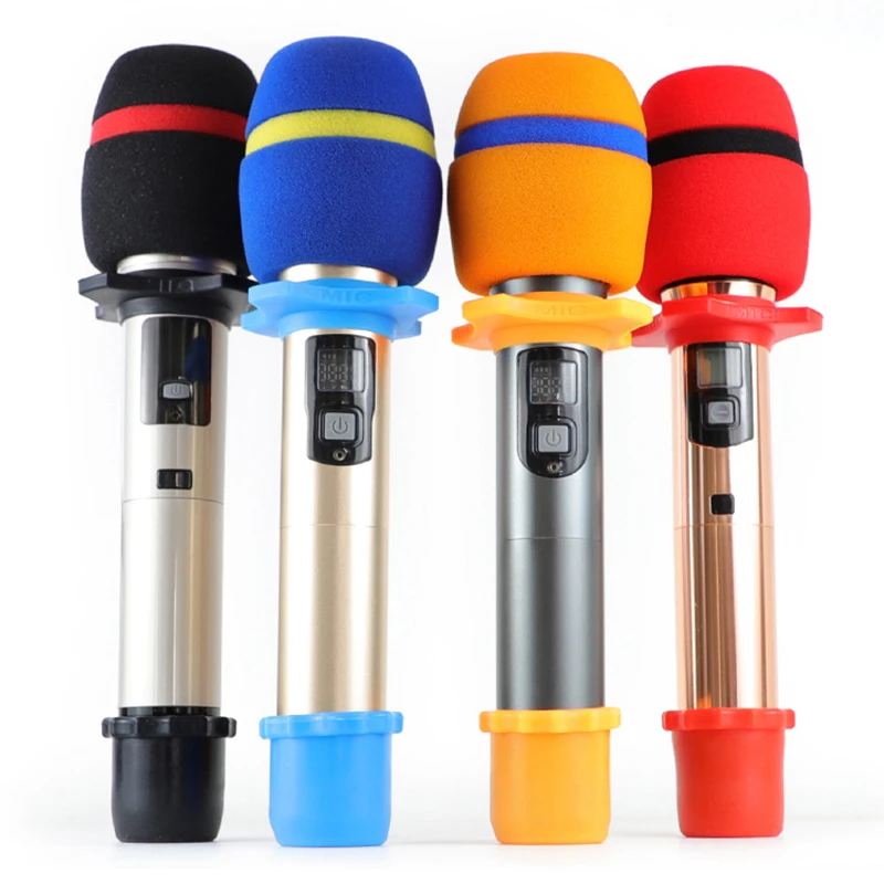

Wired/wireless Microphone Soft Silicone Skidproof Case Mic Anti-slip Base Non-skid Ring KTV Replacement Drop Resistance Circle