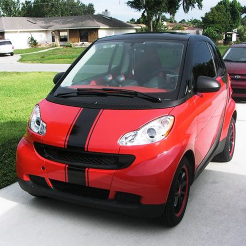 Наклейки для автомобиля Noizzy Racing Stripes Car Stickers Vinyl Ho Auto Decal Tuning для Skoda Renault Toyota Mini Cooper Opel BMW Lada Styling VW.