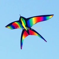 free shipping high quality 10pcslot rainbow bird kites with handle line eagle kite ripstop nylon fabric weifang china sex toys