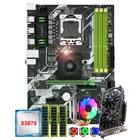 Материнская плата HUANANZHI X58 deluxe с процессором Intel Xeon X5675, 6 тепловых трубок, кулер памяти 48 ГБ (3*16 ГБ), видеокарта RECC GTX1050TI 4GD5