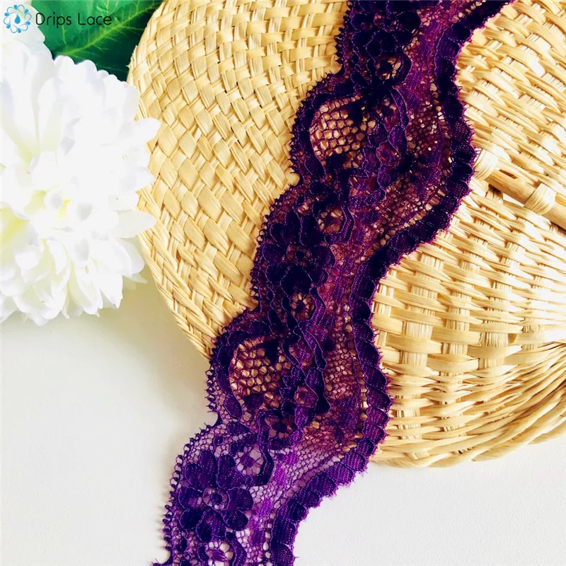 Модная индивидуальная Экологически чистая элегантная эластичная кружевная