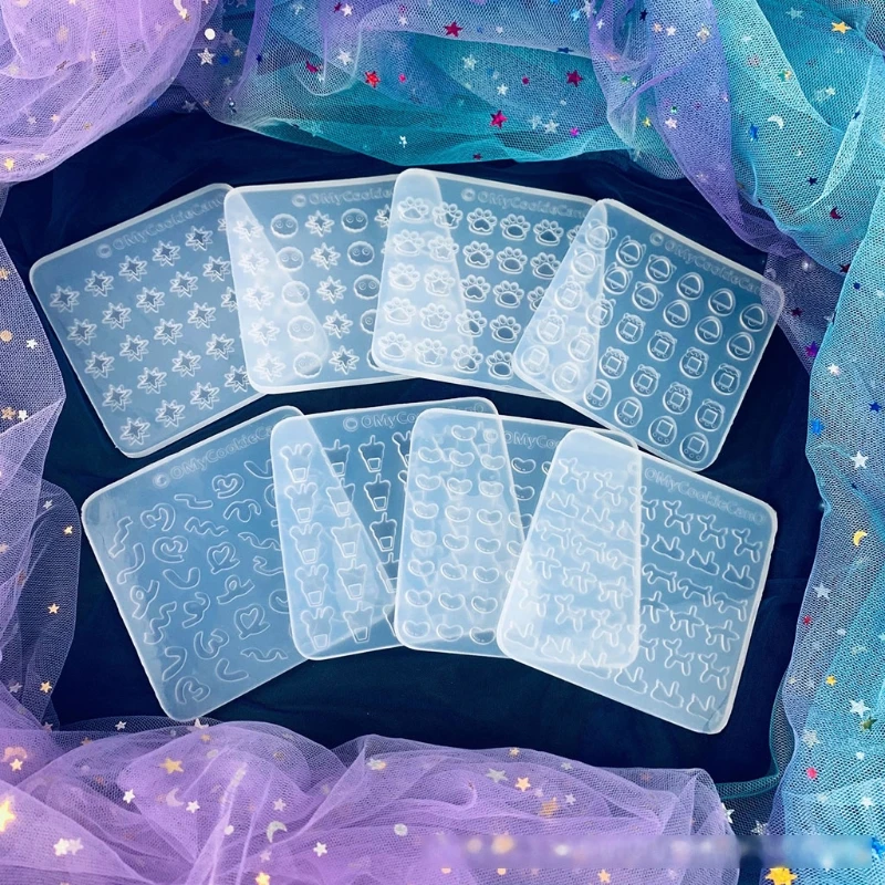 DIY кристальная эпоксидная смола Форма Mini 30 компаний летающая лента форма для