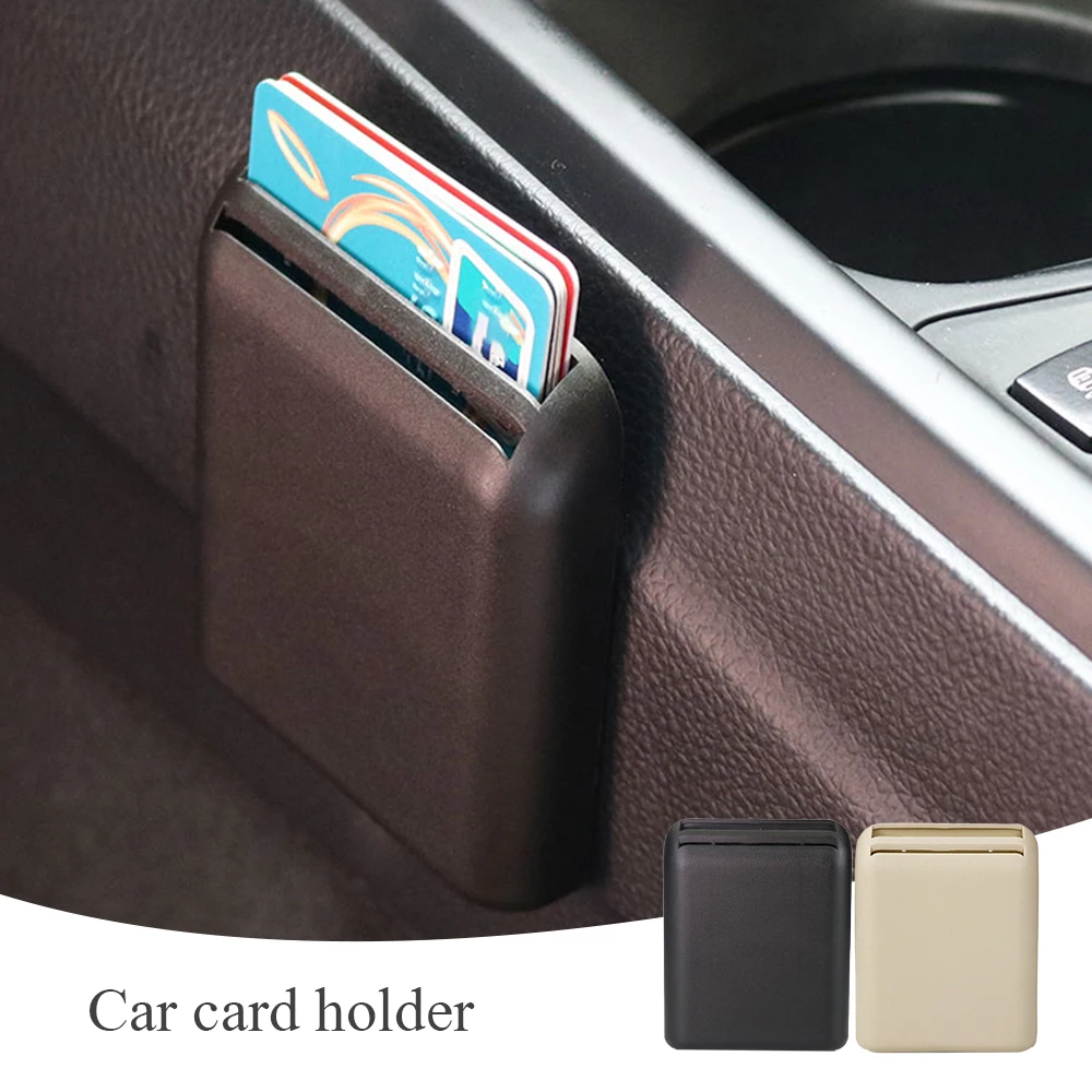 the new universal car auto seat crevice plastic storage box card phone holder organizer reserved design for pocket accessories free global shipping
