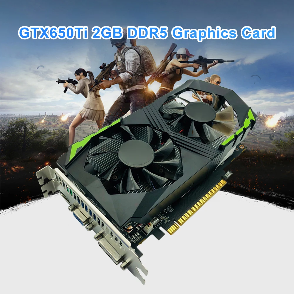 

Новинка GTX650Ti 2 Гб 128 бит DDR5 PCI-E 3,0 16X игровые графические карты HDMI-совместимый DVI VGA для FPS игрового компьютера Conponent