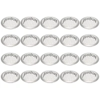 20pcs air vent cupboard exhaust ventilation grille set stainless steel slotted grille for wardrobe air circulation parts