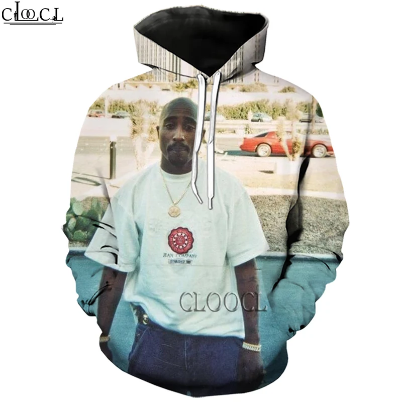 

CLOOCL новейший Rapper Amaru Shakur 2pac толстовки с Тупаком Men Женская мода Harajuku 3D печать модная уличная одежда пальто Прямая поставка