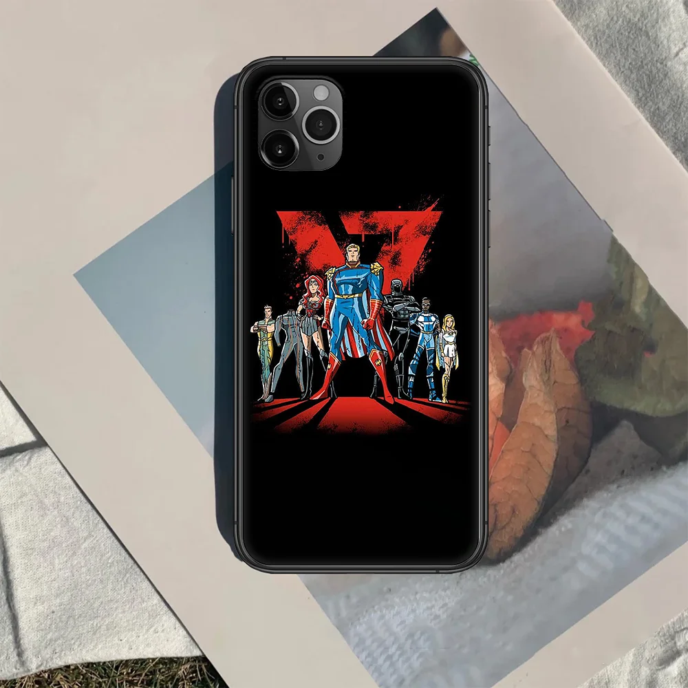 

TV the boys Phone Case Cover Hull For iphone 5 5s se 2020 6 6s 7 8 12 mini plus X XS XR 11 PRO MAX black Etui Painting Back Soft