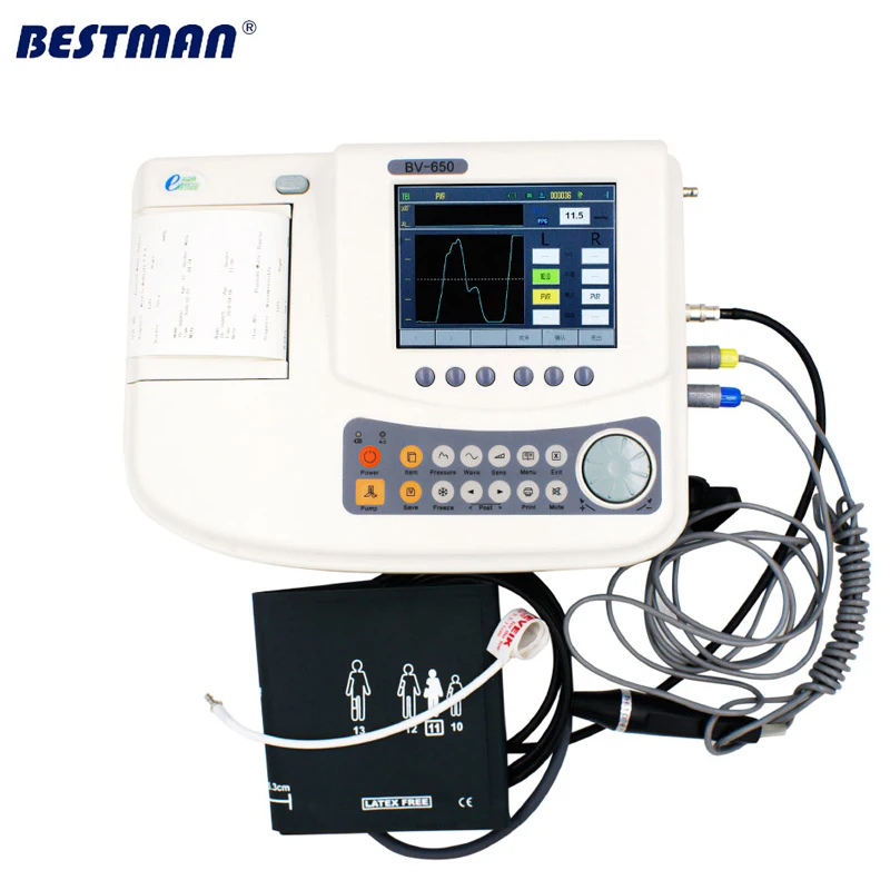 Bestman BV-650 Профессиональный сосудистый допплер для тестирования ABI и TBI анализатор